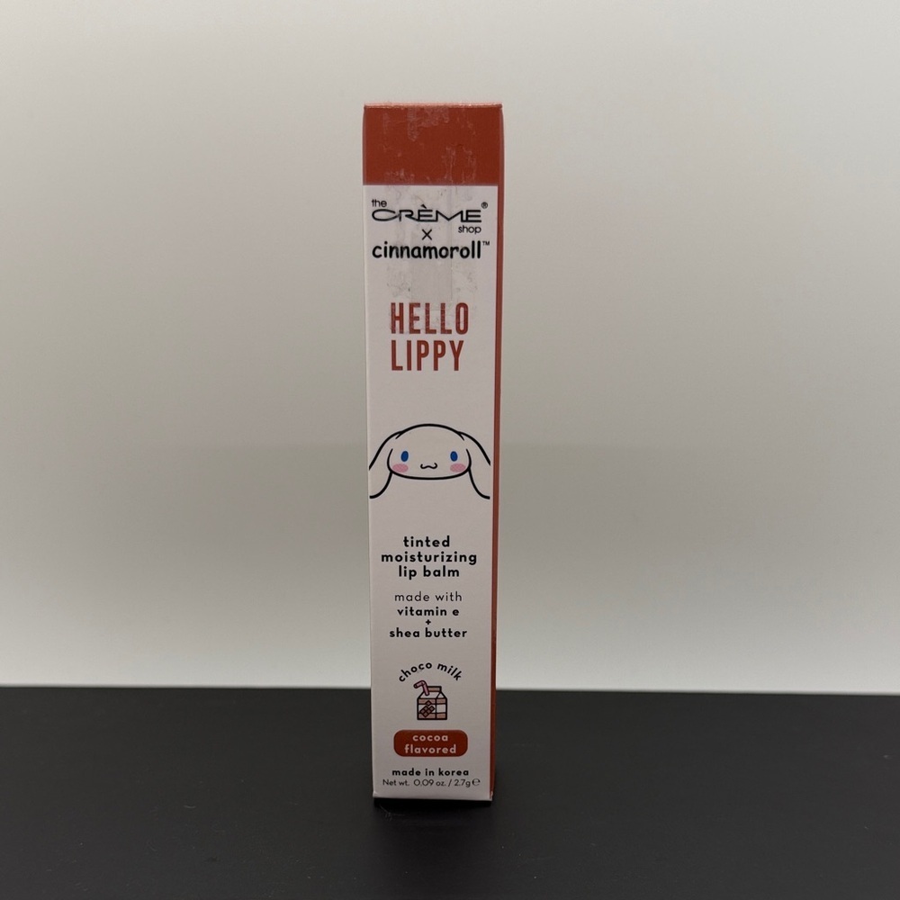 The Crème Shop x Cinnamoroll Hello Lippy Tinted Lip Balm - Cocoa. Sealed. BNIB.